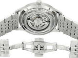 Buy Shop Emporio Armani Meccanico Skeleton Silver Dial Silver Steel Strap Watch For Men - AR1945 USA Online