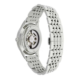 Buy Shop Emporio Armani Meccanico Skeleton Silver Dial Silver Steel Strap Watch For Men - AR1945 USA Online