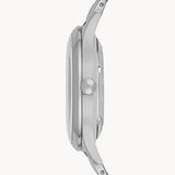 Buy Shop Emporio Armani Meccanico Skeleton Silver Dial Silver Steel Strap Watch For Men - AR1945 USA Online