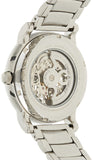 Buy Shop Emporio Armani Meccanico Skeleton Silver Dial Silver Steel Strap Watch For Men - AR1980 USA Online