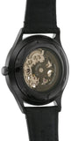 Buy Shop Emporio Armani Meccanico White Dial Black Leather Strap Watch For Men - AR1923 USA Online