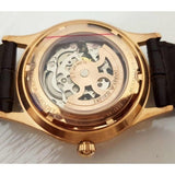 Buy Shop Emporio Armani Meccanico White Dial Brown Leather Strap Watch For Men - AR1920 USA Online