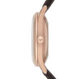 Buy Shop Emporio Armani Meccanico White Dial Brown Leather Strap Watch For Men - AR1920 USA Online