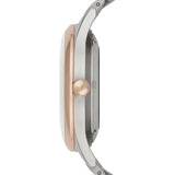 Buy Shop Emporio Armani Meccanico White Dial Two Tone Steel Strap Watch For Men - AR1921 USA Online
