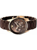 Buy Shop Emporio Armani Sport Chronograph Brown Dial Brown Stainless Steel Watch For Men - AR5890 USA Online