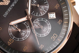 Buy Shop Emporio Armani Sport Chronograph Brown Dial Brown Stainless Steel Watch For Men - AR5890 USA Online