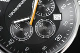 Buy Shop Emporio Armani Sportivo Chronograph Black Dial Black Strap Watch For Men - AR5858 USA Online