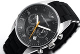 Buy Shop Emporio Armani Sportivo Chronograph Black Dial Black Strap Watch For Men - AR5858 USA Online
