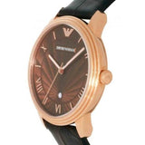 Buy Shop Emporio Armani Classic Quartz Brown Dial Brown Leather Strap Watch For Men - AR1613 USA Online