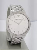 Buy Shop Emporio Armani Classic Quartz Silver Dial Silver Steel Strap Watch For Men - AR1745 USA Online