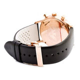 Buy Shop Emporio Armani Gianni Classic Chronograph White Dial Brown Leather Strap Watch For Men - AR0398 USA Online