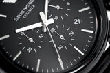 Buy Shop Emporio Armani Luigi Chronograph Black Dial Black Stainless Steel Watch For Men - AR1507 USA Online