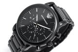 Buy Shop Emporio Armani Luigi Chronograph Black Dial Black Stainless Steel Watch For Men - AR1895 USA Online
