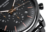 Buy Shop Emporio Armani Luigi Ceramic Chronograph Black Dial Black Strap Watch For Men - AR1509 USA Online