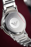 Buy Shop Emporio Armani Renato Silver Dial Two Tone Steel Strap Watch For Men - AR2449 USA Online