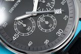 Buy Shop Emporio Armani Sportivo Black Dial Two Tone Ceramic Bracelet Watch For Men - AR5866 USA Online