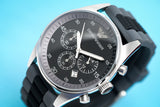 Buy Shop Emporio Armani Sportivo Black Dial Two Tone Ceramic Bracelet Watch For Men - AR5866 USA Online