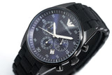 Buy Shop Emporio Armani Sportivo Chronograph Blue Dial Black Strap Watch For Men - AR5921 USA Online