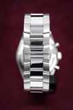 Buy Shop Emporio Armani Sportivo Chronograph Black Dial Silver Stainless Steel Watch For Men - AR0585 USA Online