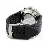 Buy Shop Emporio Armani Sportivo Chronograph Black Dial Black Rubber Strap Watch For Men - AR0527 USA Online