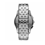 Buy Shop Emporio Armani Velente Chronograph Quartz Silver Dial Silver Steel Strap Watch For Men - AR1702 USA Online