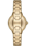 Buy Shop Emporio Armani Mia Crystals Gold Dial Gold Steel Strap Watch for Women - AR11609 USA Online