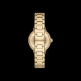 Buy Shop Emporio Armani Mia Crystals Gold Dial Gold Steel Strap Watch for Women - AR11609 USA Online