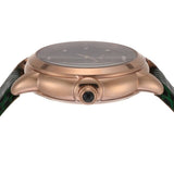 Buy Shop Emporio Armani Mia Meccanico Mother of Pearl Dial Green Leather Strap Watch for Women - AR60073 USA Online