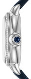 Buy Shop Emporio Armani Mia Moonphase Blue Dial Blue Leather Strap Watch for Women - AR11629 USA Online