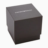 Buy Shop Emporio Armani Mia Mother of Pearl Dial Black Leather Strap Watch for Women - AR11598 USA Online