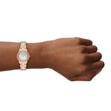 Buy Shop Emporio Armani Mia Mother of Pearl Dial Rose Gold Steel Strap Watch for Women - AR11671 USA Online