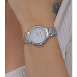 Buy Shop Emporio Armani Mia Mother of Pearl Dial Silver Steel Strap Watch for Women - AR11596 USA Online