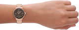Buy Shop Emporio Armani Mia Quartz Brown Dial Rose Gold Steel Strap Watch For Women - AR11570 USA Online