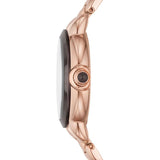 Buy Shop Emporio Armani Mia Quartz Brown Dial Rose Gold Steel Strap Watch For Women - AR11570 USA Online