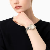 Buy Shop Emporio Armani Mia Quartz Mother of Pearl Dial Two Tone Steel Strap Watch For Women - AR11524 USA Online
