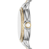 Buy Shop Emporio Armani Mia Quartz Mother of Pearl Dial Two Tone Steel Strap Watch For Women - AR11524 USA Online