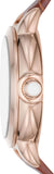 Buy Shop Emporio Armani Mia Quartz Silver Dial Brown Leather Strap Watch For Women - AR11525 USA Online