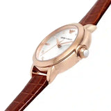Buy Shop Emporio Armani Mia Quartz Silver Dial Brown Leather Strap Watch For Women - AR11525 USA Online