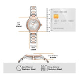 Buy Shop Emporio Armani Mia Three-Hand Analog Crystal Silver Dial Two Tone Steel Strap Watch For Women - AR11643 USA Online