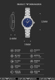 Buy Shop Emporio Armani Mia Three Hand Crystals Blue Dial Silver Steel Strap Watch For Women - AR11630 USA Online
