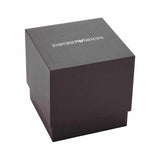 Buy Shop Emporio Armani Mia Three Hand Crystals Blue Dial Silver Steel Strap Watch For Women - AR11630 USA Online