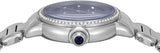 Buy Shop Emporio Armani Mia Three Hand Crystals Blue Dial Silver Steel Strap Watch For Women - AR11630 USA Online