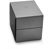 Buy Shop Emporio Armani Mia Three Hand Crystals Silver Dial Black Leather Strap Watch For Women - AR11631 USA Online
