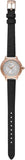 Buy Shop Emporio Armani Mia Three Hand Crystals Silver Dial Black Leather Strap Watch For Women - AR11631 USA Online