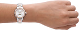 Buy Shop Emporio Armani Mia Three Hand Moonphase Mother of Pearl Dial Two Tone Steel Strap Watch For Women - AR11567 USA Online
