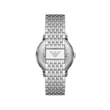 Buy Shop Emporio Armani Minimalist Black Dial Silver Steel Strap Watch for Men - AR11600 USA Online