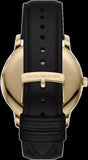 Buy Shop Emporio Armani Minimalist Green Dial Black Leather Strap Watch for Men - AR11601 USA Online