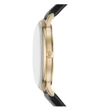 Buy Shop Emporio Armani Minimalist Green Dial Black Leather Strap Watch for Men - AR11601 USA Online