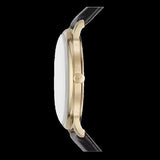 Buy Shop Emporio Armani Minimalist Green Dial Black Leather Strap Watch for Men - AR11601 USA Online