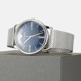 Buy Shop Emporio Armani Minimalist Quartz Blue Dial Silver Steel Strap Watch For Men - AR11571 USA Online